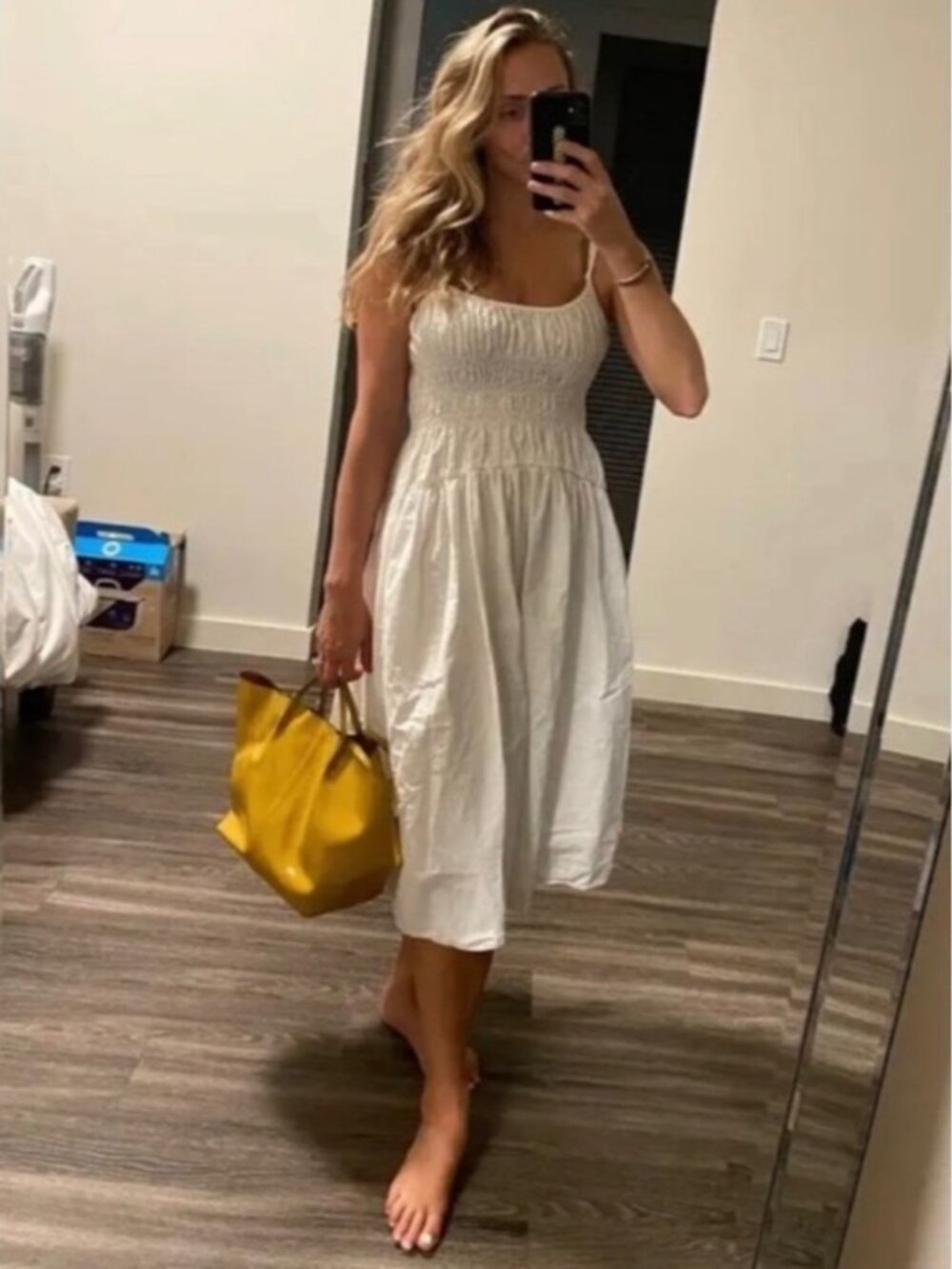 Ciao Lucia Volta Dress in White Size Medium. - Picture 4 of 11